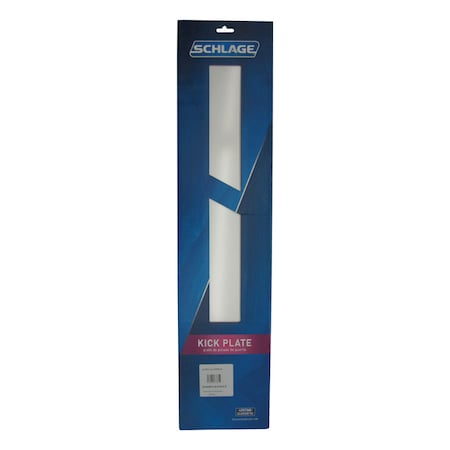 Schlage Schlage 8 in. H X 34 in. L Anodized Aluminum Kickplate SC8400PA28 8X34